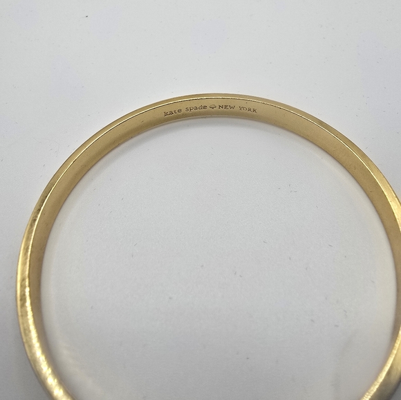 Kate Spade Take A Bow Gold Bow Bangle Bracelet - Picture 3 of 4